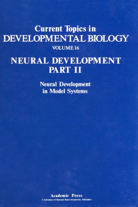 Cover image for book CURRENT TOPICS DEVELOPMENTAL BIOLOGY V16