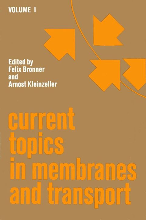 Cover image for book CURR TOPICS IN MEMBRANES & TRANSPORT V1