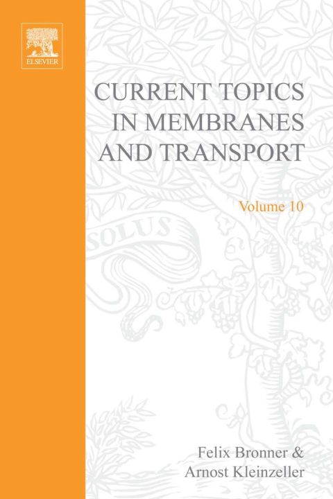 Cover image for book CURR TOPICS IN MEMBRANES & TRANSPORT V10