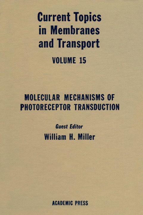 Cover image for book CURR TOPICS IN MEMBRANES & TRANSPORT V15