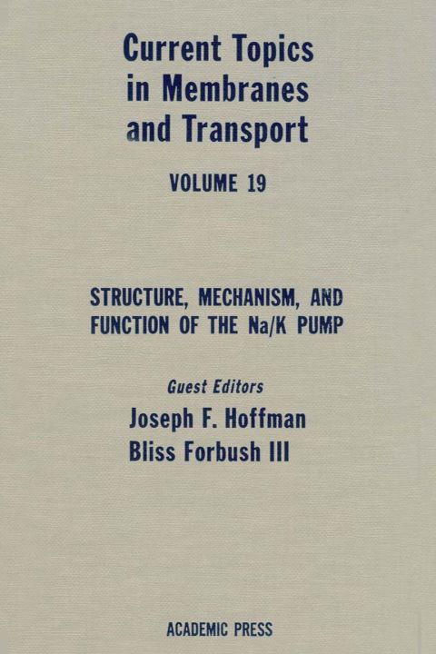 Cover image for book CURR TOPICS IN MEMBRANES & TRANSPORT V19