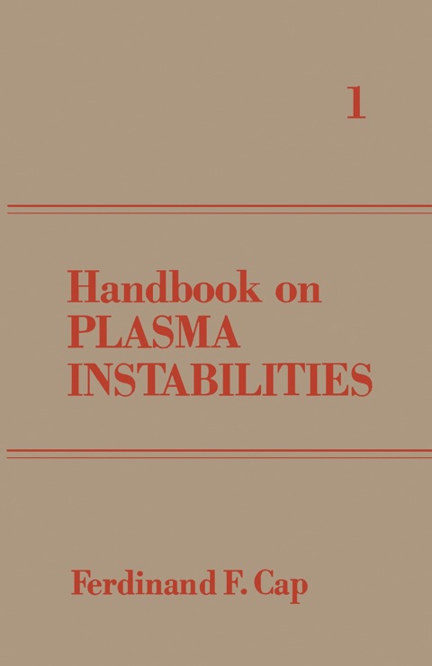 Cover image for book Handbook on Plasma Instabilities