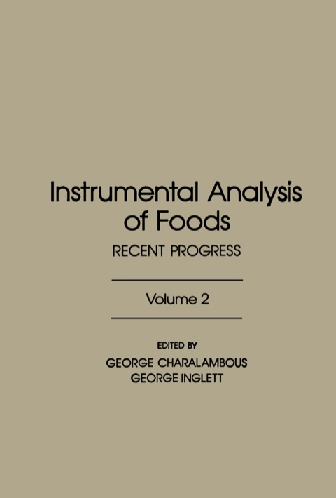 Cover image for book Instrumental analysis of food V2: Recent progress