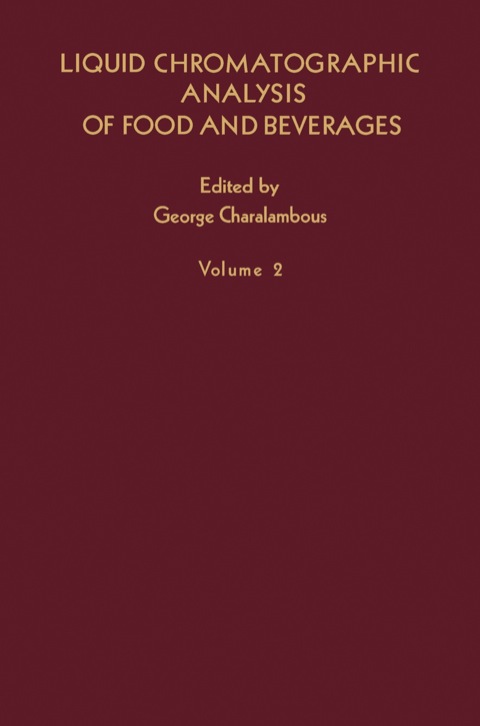 Cover image for book Liquid chromatographic analysis of food and beverages V2