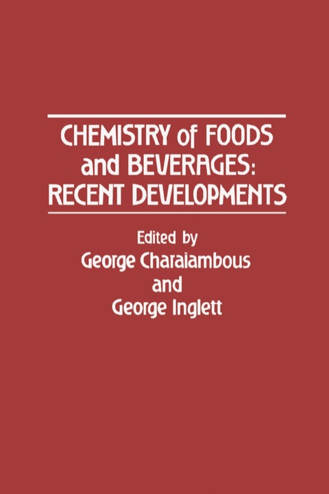 Cover image for book Chemistry of foods and beverages: Recent developments