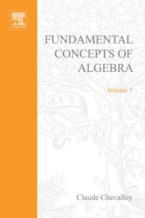 Cover image for book Fundamental concepts of algebra