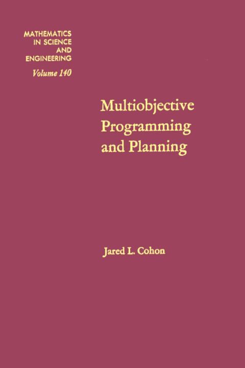 Cover image for book Multiobjective programming and planning
