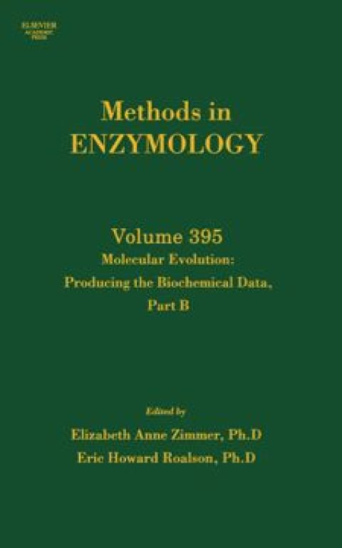 Cover image for book Molecular Evolution, Producing the Biochemical Data, Part B