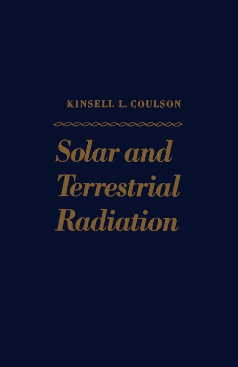 Cover image for book Solar and Terrestrial Radiation: Methods and  Measurements