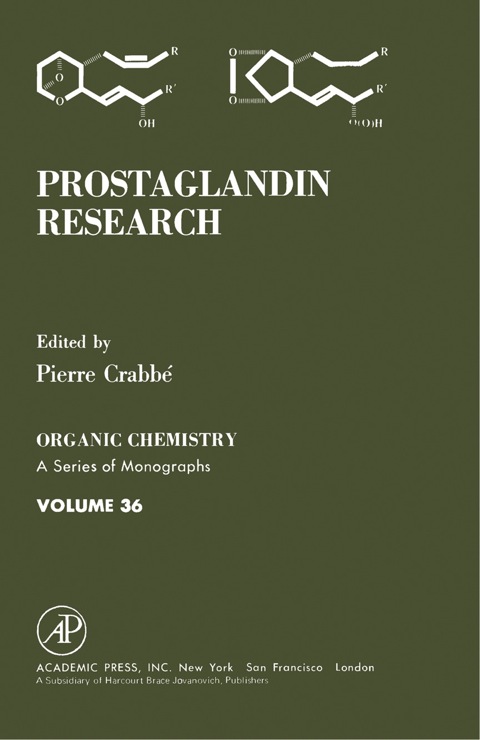 Cover image for book Prostaglandin Research