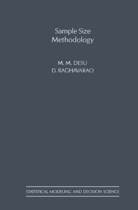 Cover image for book Sample Size Methodology
