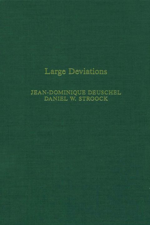 Cover image for book Large deviations