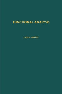 Functional analysis