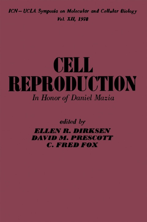 Cover image for book Cell Reproduction: In honor of Daniel Mazia