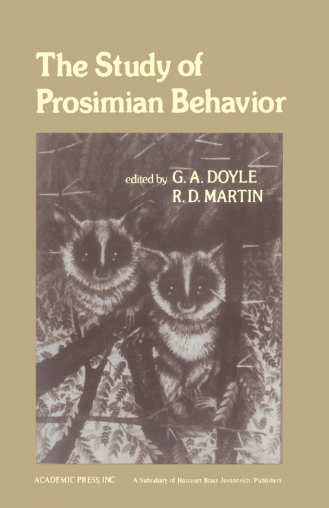 Cover image for book The Study of Prosimian Behavior