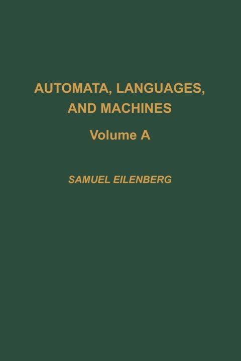 Cover image for book Automata, languages, and machines