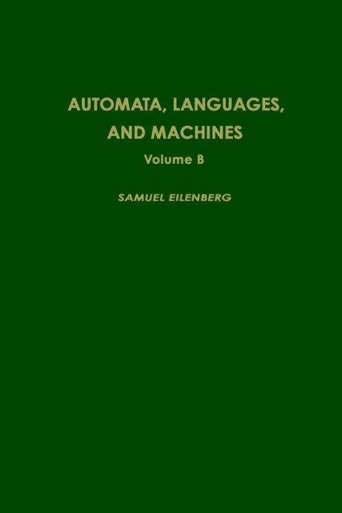 Cover image for book Automata, languages, and machines