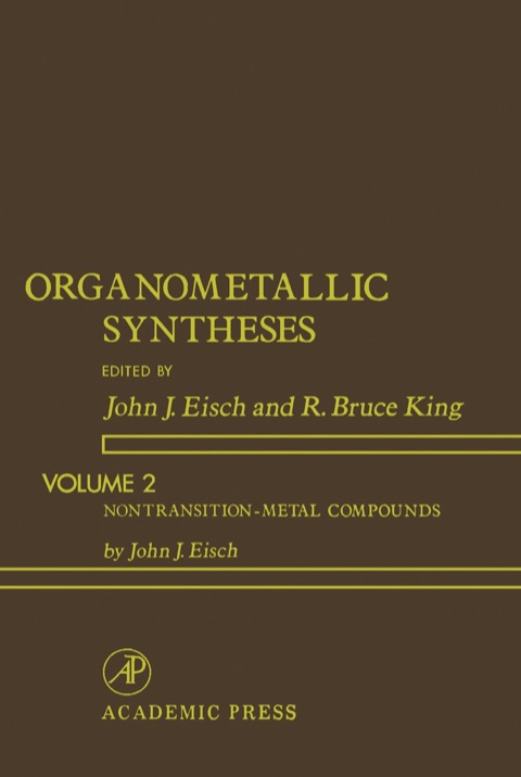 Cover image for book Organometallic Syntheses: Nontransition-Metal Compounds