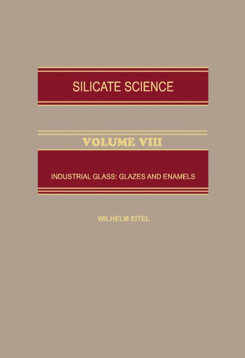 Cover image for book Industrial glass: glazes and enamels