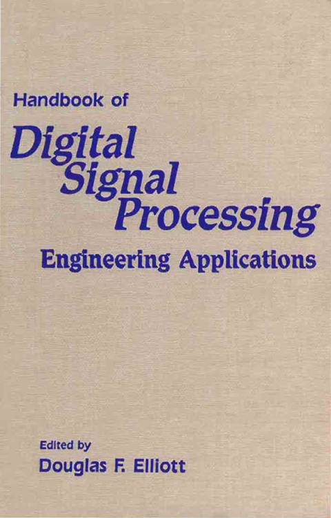 Cover image for book Handbook of Digital Signal Processing: Engineering Applications