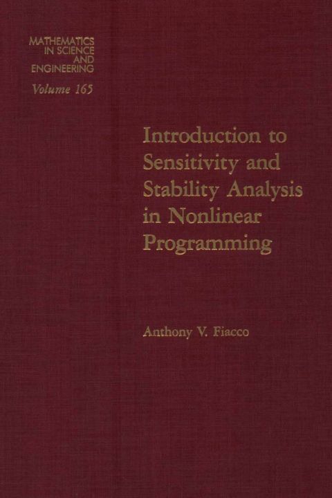 Cover image for book Introduction to sensitivity and stability analysis in nonlinear programming