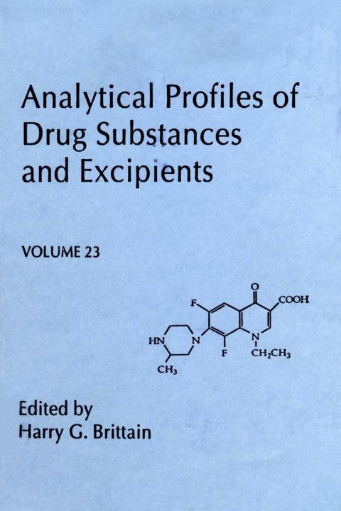 Cover image for book Analytical Profiles of Drug Substances and Excipients