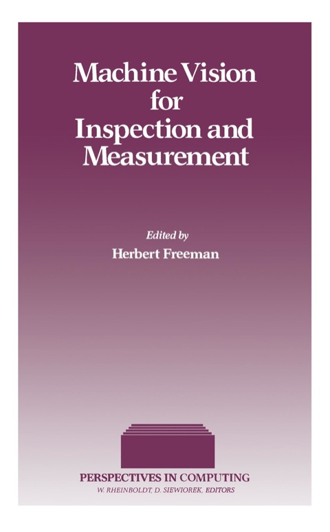 Cover image for book Machine Vision for Inspection and Measurement