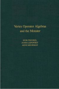 Titelbild: Vertex Operator Algebras and the Monster 9780122670657