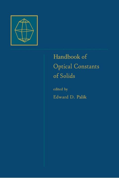 Cover image for book Handbook of Optical Constants of Solids: Handbook of Thermo-Optic Coefficients of Optical Materials with Applications