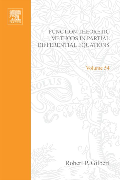 Cover image for book Function theoretic methods in partial differential equations