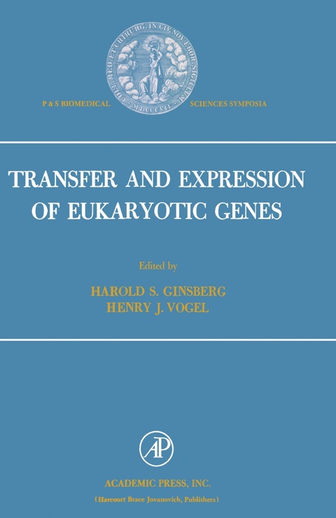 Cover image for book Transfer and Expression of Eukaryotic Genes