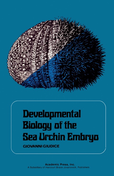 Cover image for book Developmental Biology of the sea Urchin Embryo