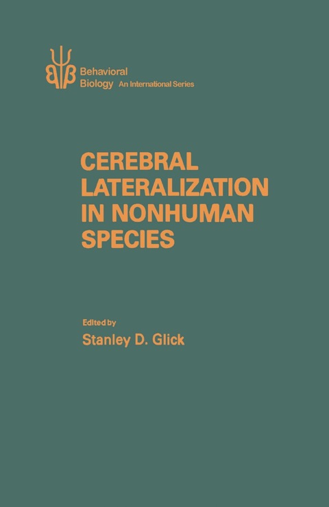 Cover image for book Cerebral Lateralization in Nonhuman Species