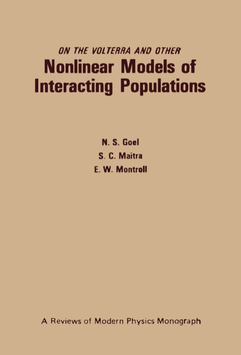 Cover image for book Nonlinear Models of Interacting Populations