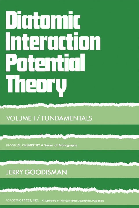 Cover image for book Diatomic Interaction Potential Theory: Fundamentals