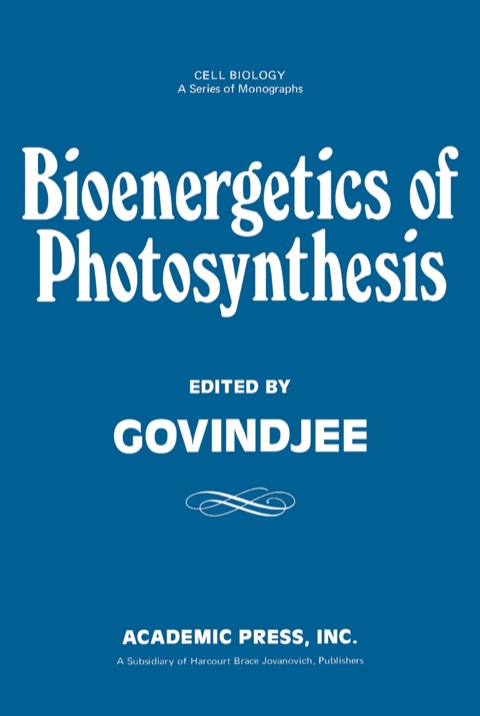 Cover image for book Energetics of Photosynthesis