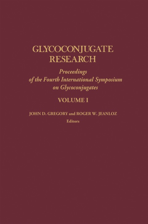 Cover image for book Glycoconjugate Research