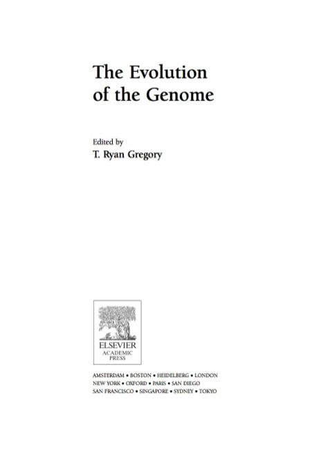 Cover image for book The Evolution of the Genome