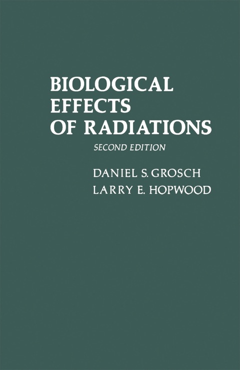Cover image for book Biological Effects of Radiations