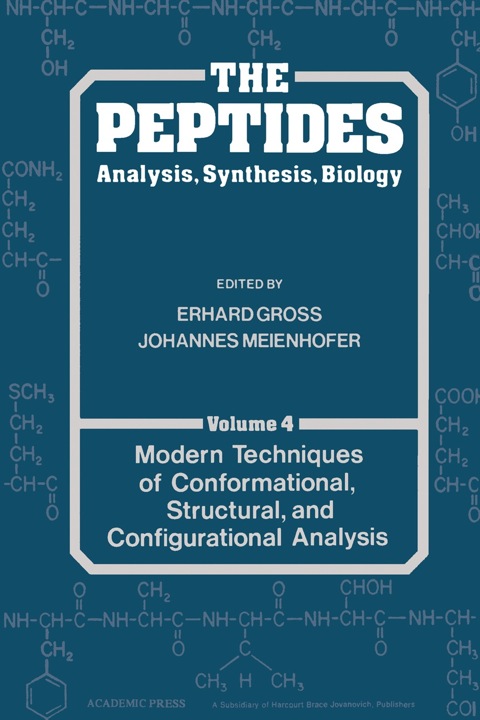 Cover image for book The Peptides Analysis, Synthesis, Biology: Modern Techniques of Conformational Structural, and Configurational Analysis