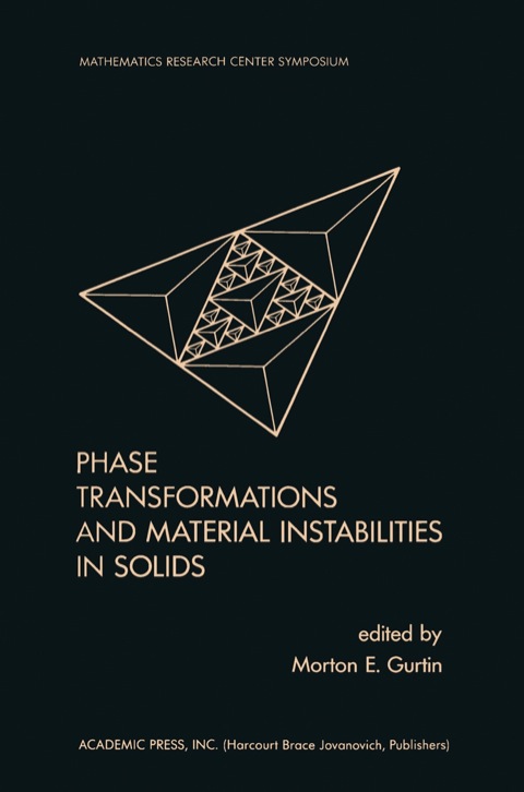 Cover image for book Phase Transformations and Material Instabilities in Solids