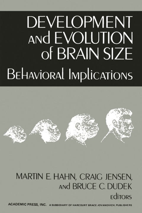 Cover image for book Development and Evolution of Brain Size: Behavioral Implications
