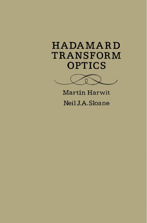 Cover image for book Hadamard transform optics