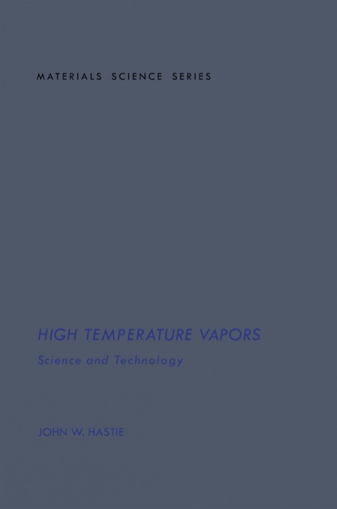 Cover image for book High Temperature Vapors: Science And Technology