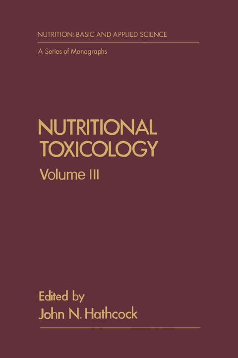 Cover image for book Nutritional Toxicology V3