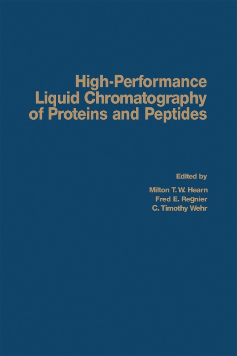 Cover image for book High-Performance Liquid Chromatography of Proteins and Peptides: Proceedings of The first International Symposium
