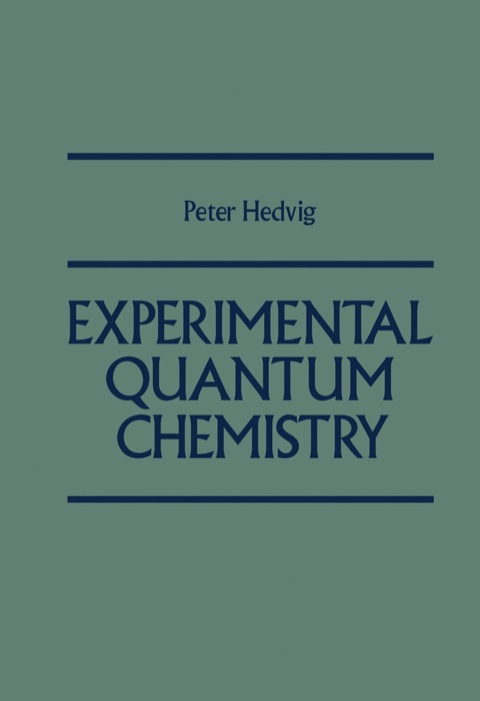 Cover image for book Experimental Quantum chemistry