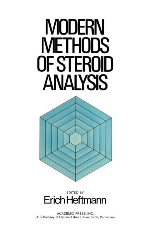 Cover image for book Modern Methods of Steroid Analysis