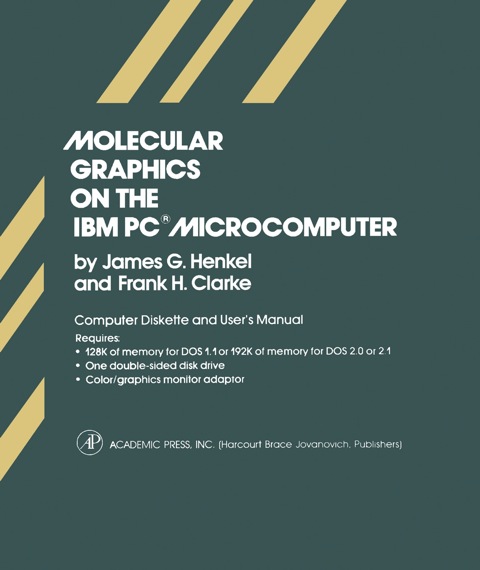 Cover image for book Molecular Graphics on The IBM ® PC Microcomputer