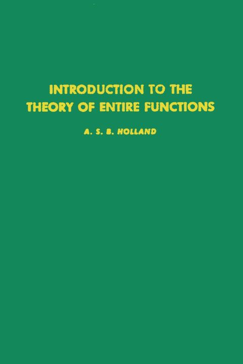 Cover image for book Introduction to the theory of entire functions